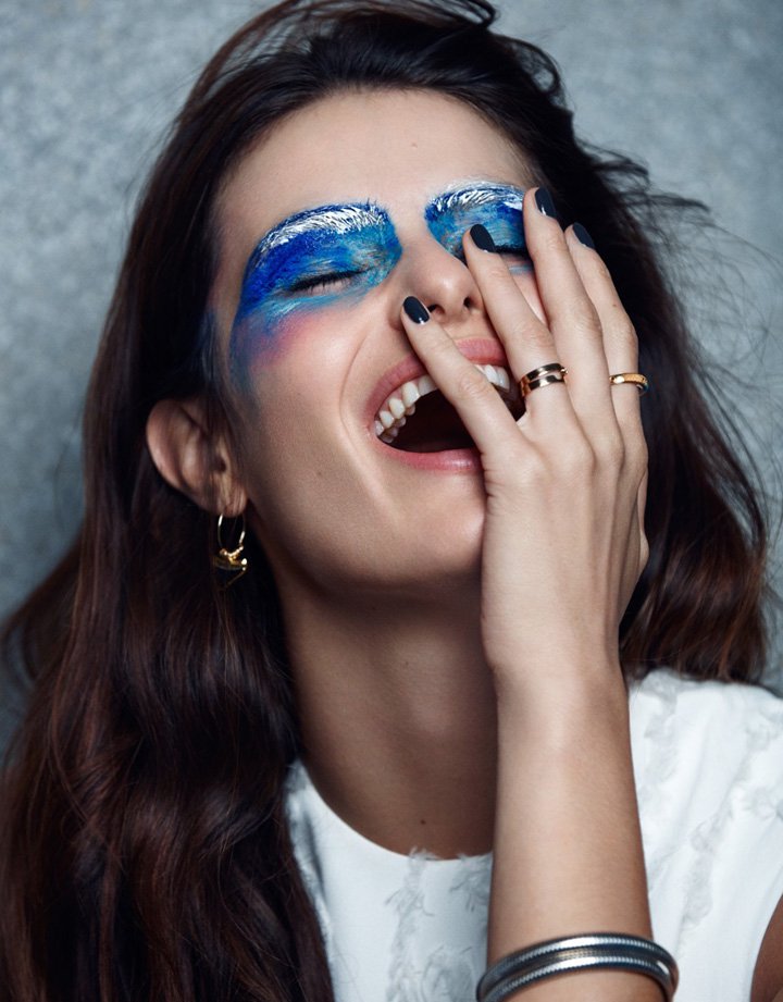 超模Isabeli Fontana 演绎《Grazia》时尚杂志大片