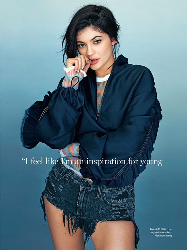 超模Kylie Jenner演绎《Glamour》时尚杂志大片