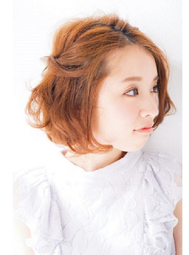 半扎短发发型教程 青春美少女夏季必备款