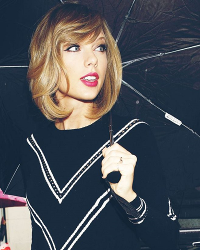 Taylor Swift泰勒·斯威夫特演绎 今年最流行的wob头发型
