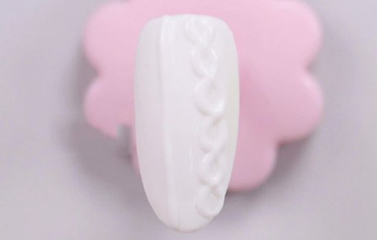格纹美甲教程 冬季温暖毛衣格纹美甲