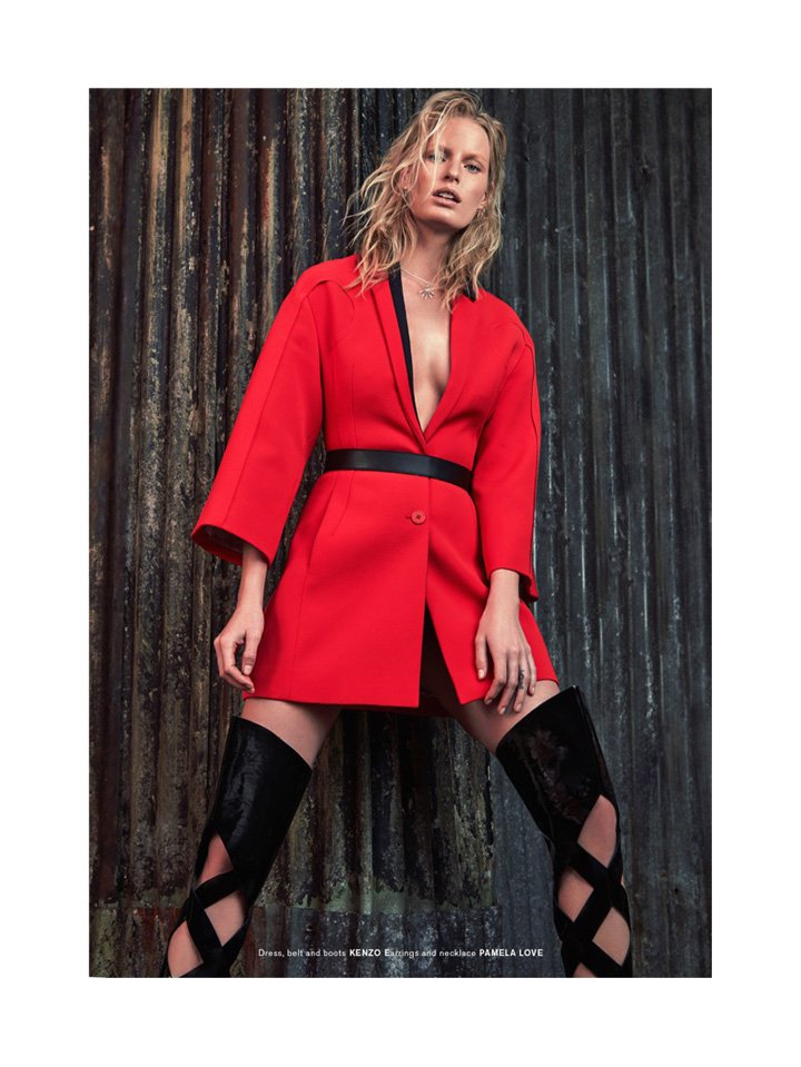 超模Caroline Winberg 演绎时尚杂志《Archetype》时尚大片