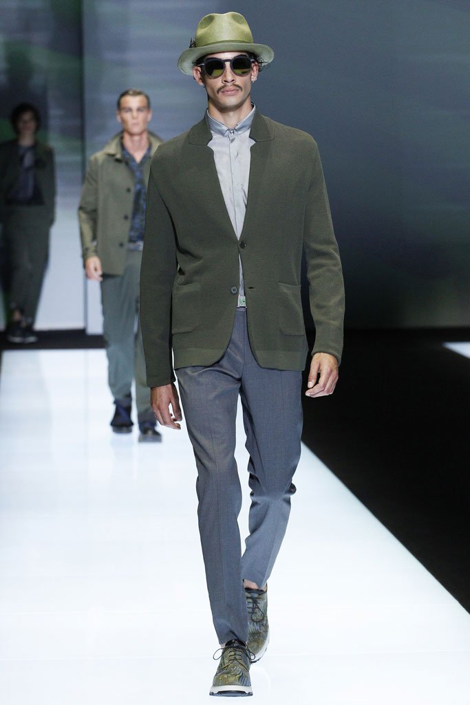 Emporio Armani 2024米兰时装发布会男装秀