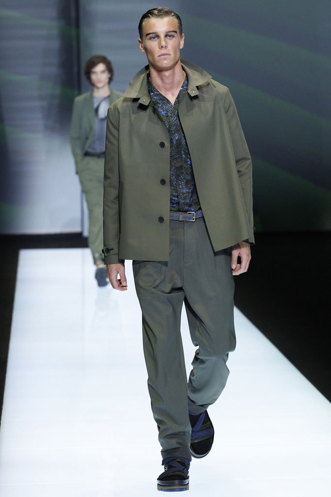 Emporio Armani 2024米兰时装发布会男装秀