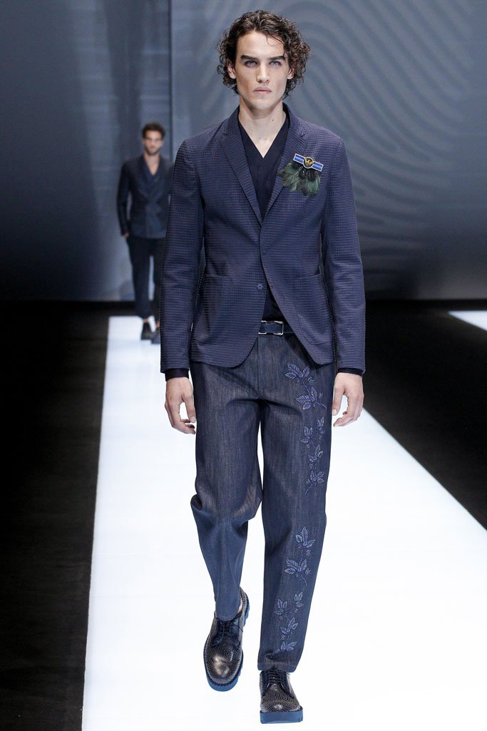 Emporio Armani 2024米兰时装发布会男装秀