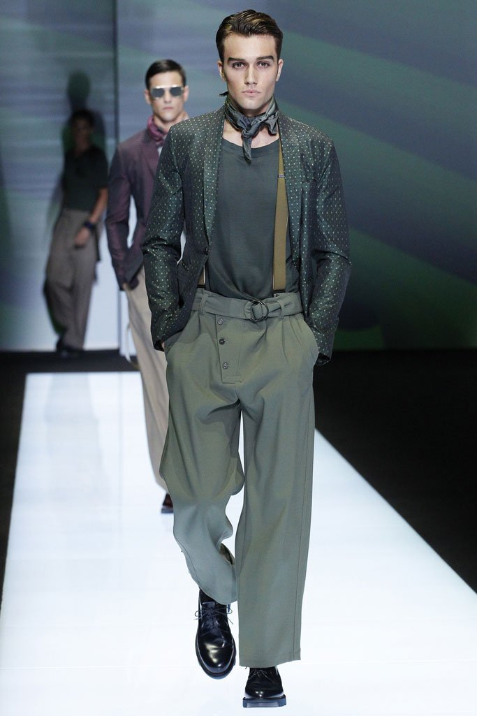 Emporio Armani 2024米兰时装发布会男装秀