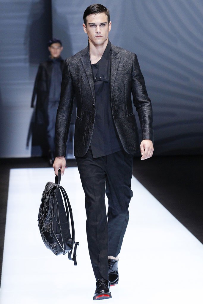 Emporio Armani 2024米兰时装发布会男装秀