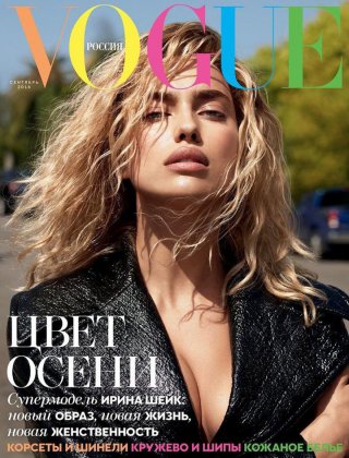 超模Irina Shayk 演绎《Vogue》时尚杂志大片