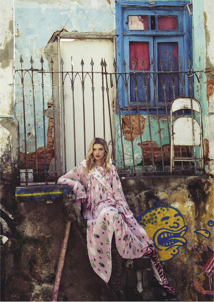 超模Lily Donaldson演绎《Vogue》时尚杂志大片