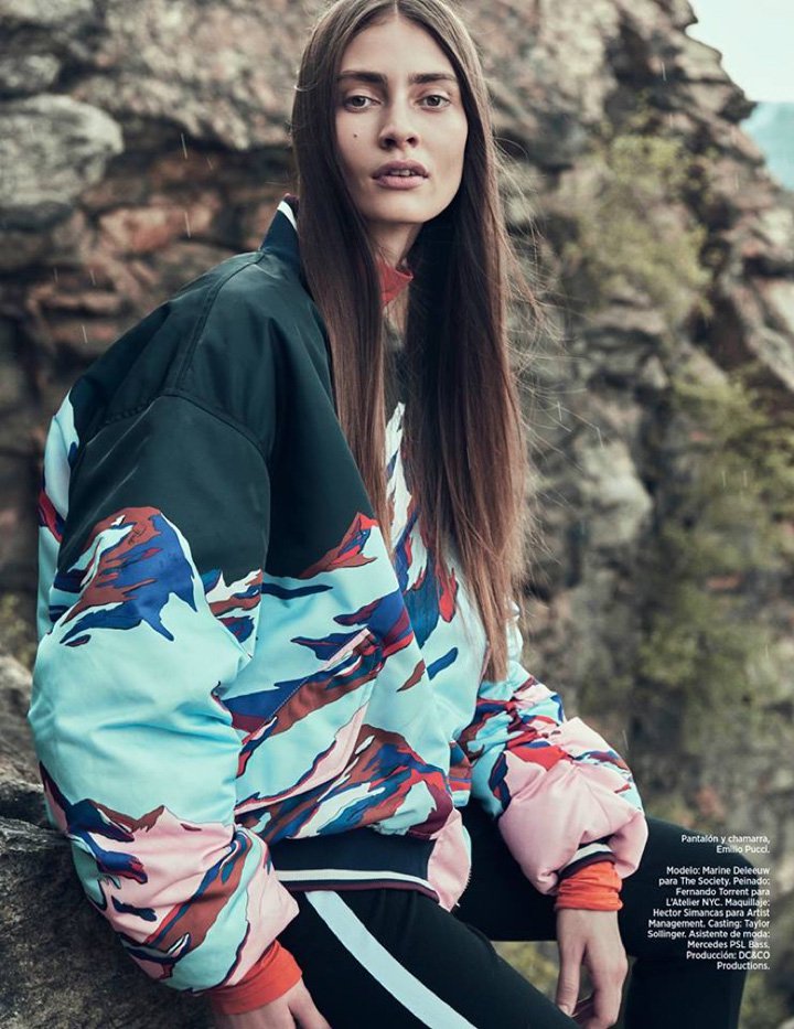 超模Marine Deleeuw 演绎《Harper's Bazaar》时尚杂志大片