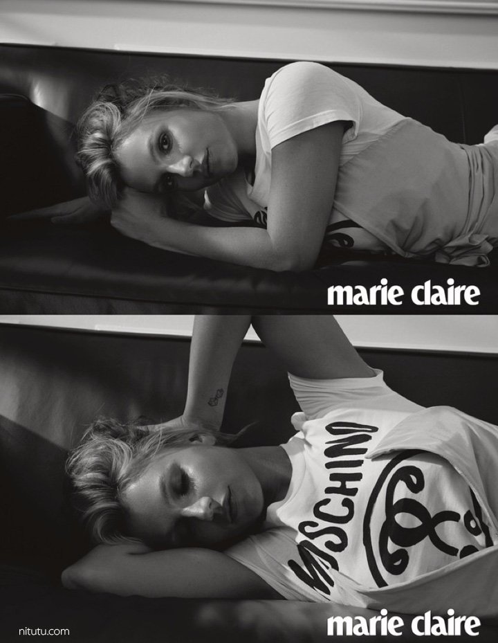 流行天后 Britney Spears演绎《Marie Claire》时尚杂志大片