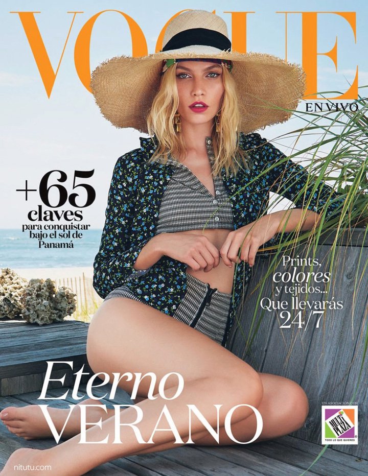 超模Aline Weber 演绎《Vogue》时尚杂志大片