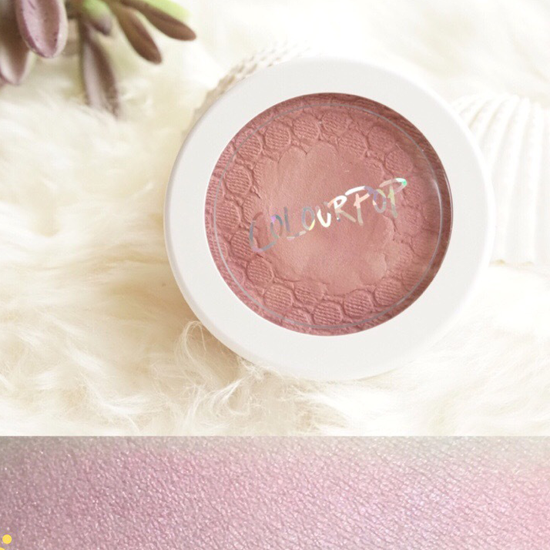 COLOURPOP高光试色 高光腮红修容单色盘试色