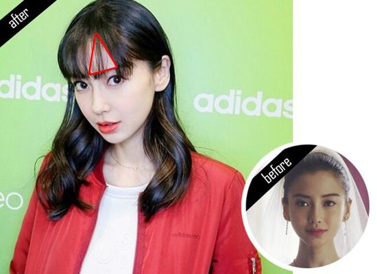 三角碎刘海发型图片 刘海届又出一个受宠新成员