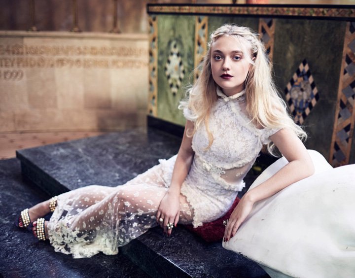 Dakota Fanning（达科塔·范宁）演绎《The Edit》时尚杂志大片