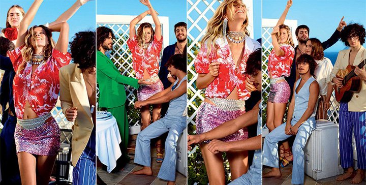 超模Gisele Bundchen 演绎《Vogue》时尚杂志大片