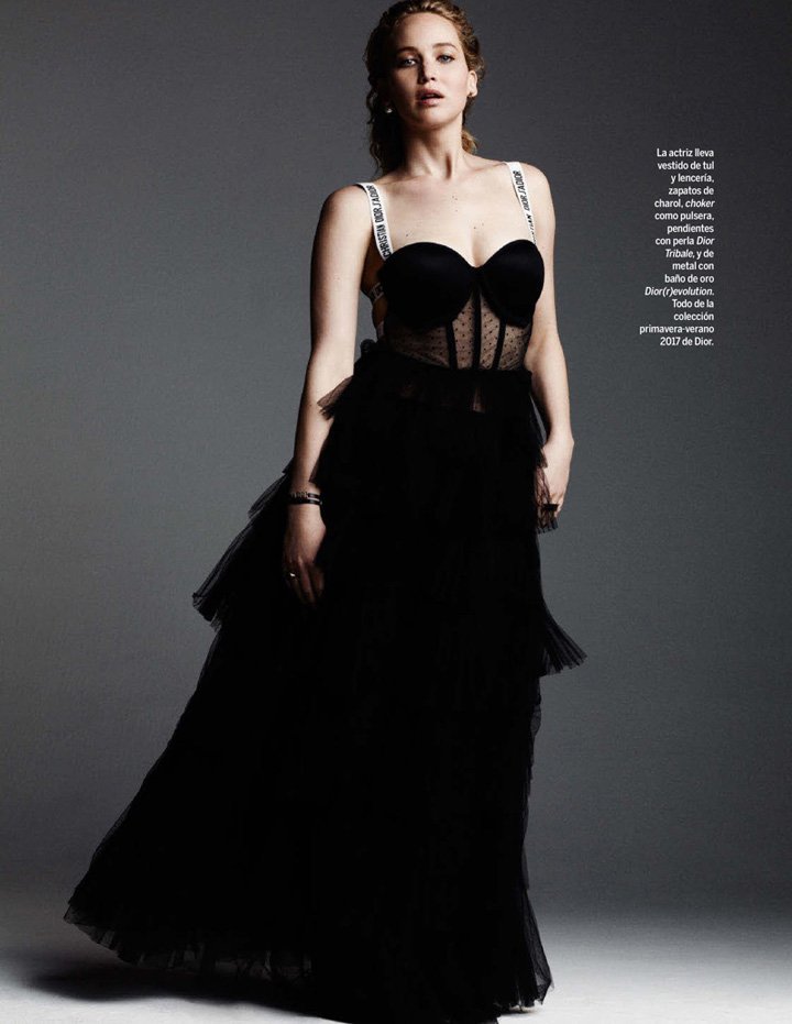 女星Jennifer Lawrence（詹妮弗·劳伦斯）演绎《Yo Dona》时尚杂志大片