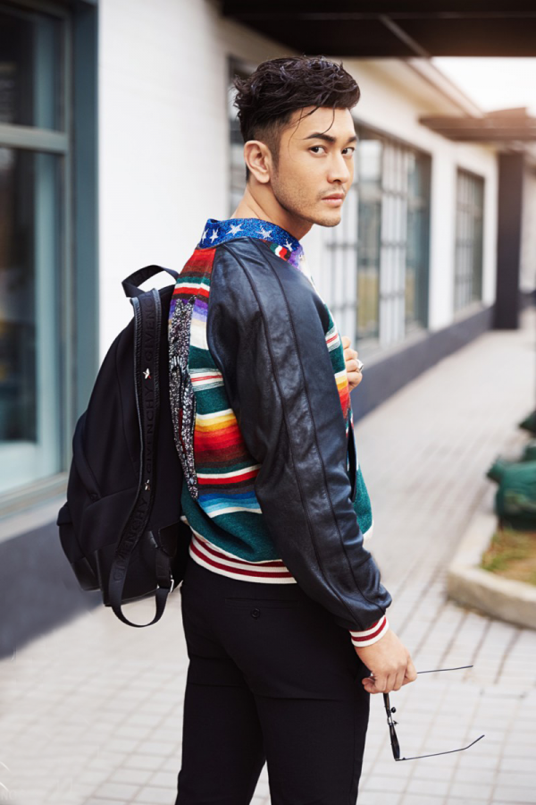 黄晓明2024街拍写真照片 帅气造型化身都市魅力boy