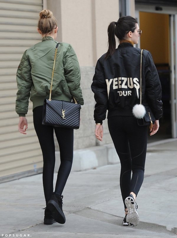 Kendall&amp;Gigi街拍合照 宇宙cp满屏都是大长腿