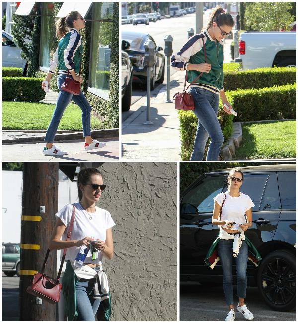 Alessandra Ambrosio最新街拍  玩转都市休闲style