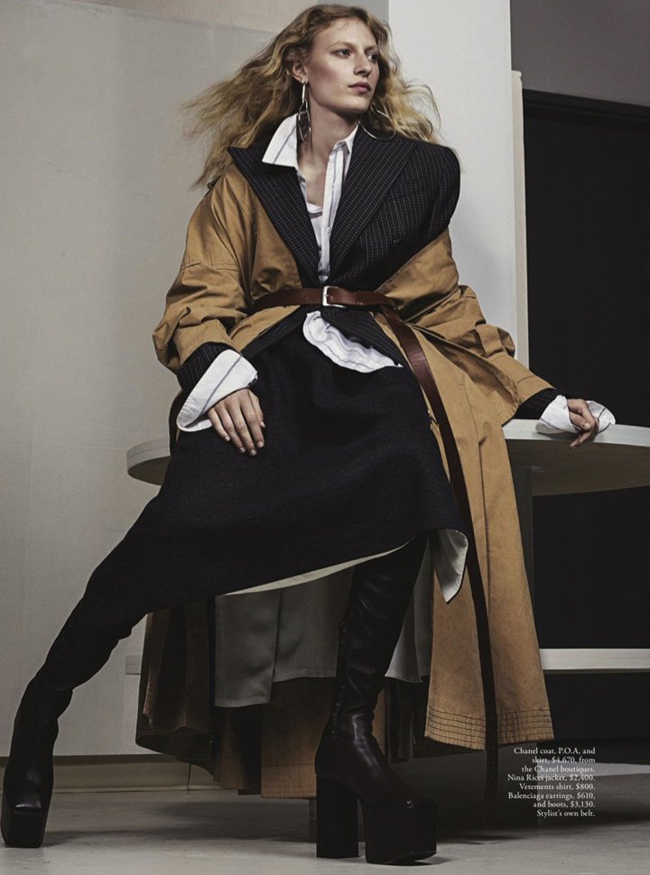 超模Julia Nobis 演绎《Vogue》杂志澳大利亚版