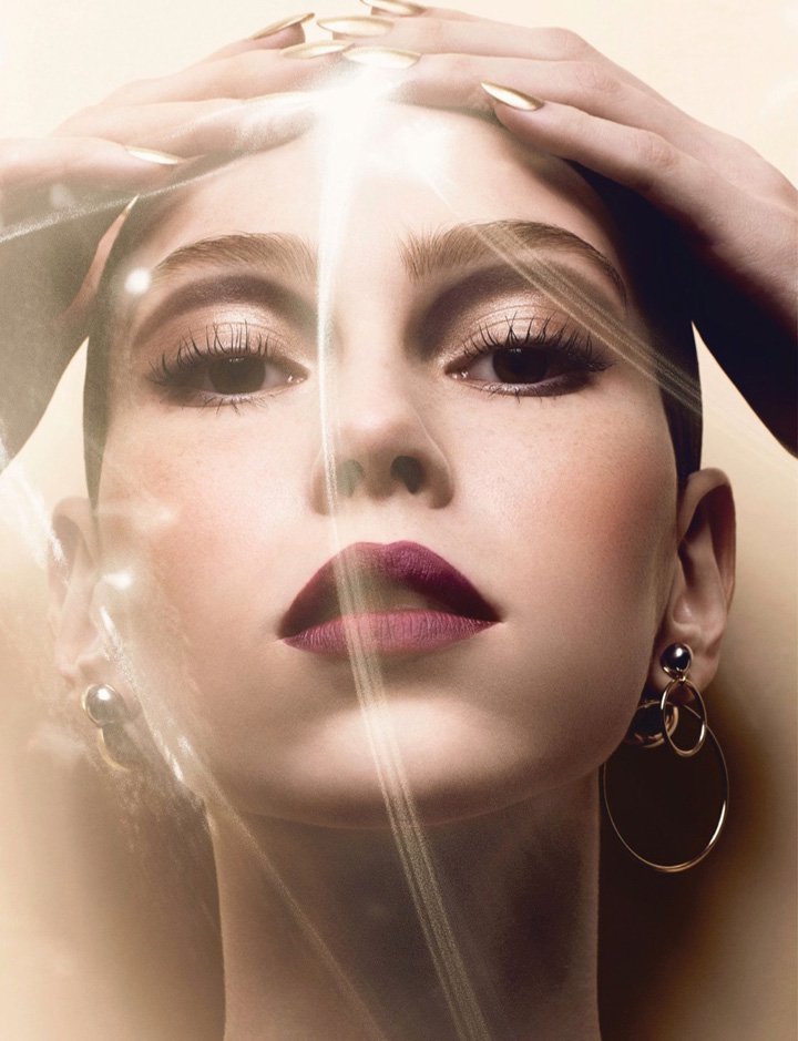 Lorena Maraschi 演绎迪奥美妆《Dior》杂志时尚大片