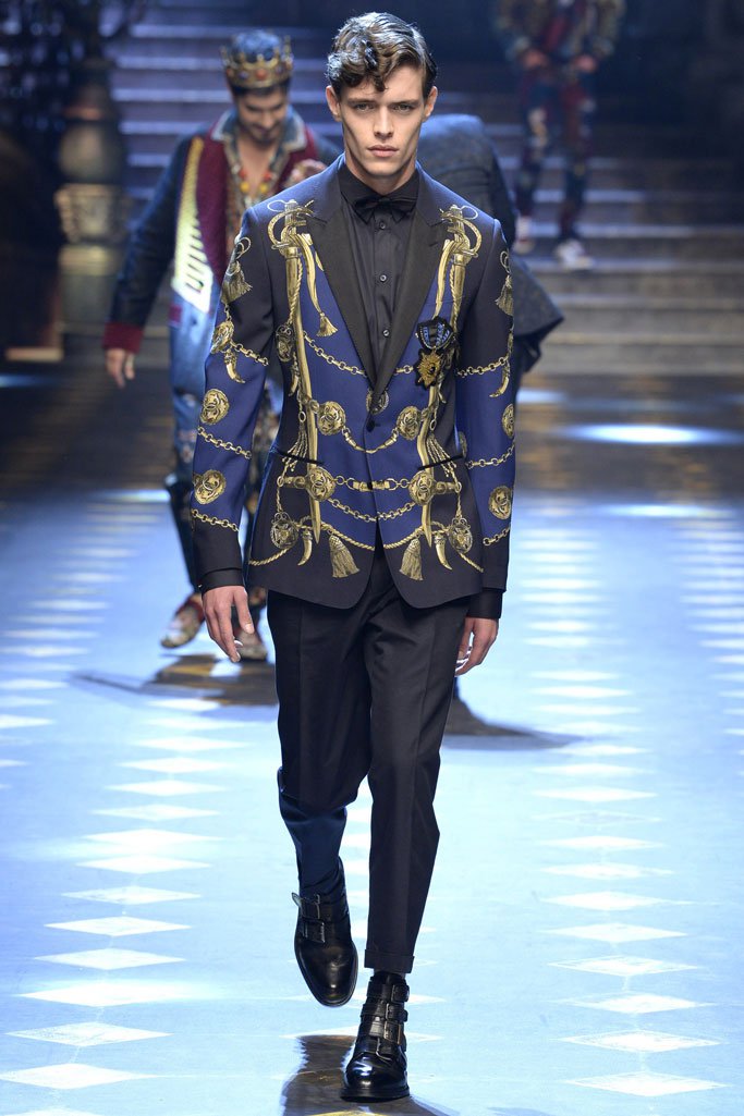 Dolce & Gabbana（杜嘉班纳）2024米兰时装周男装秀