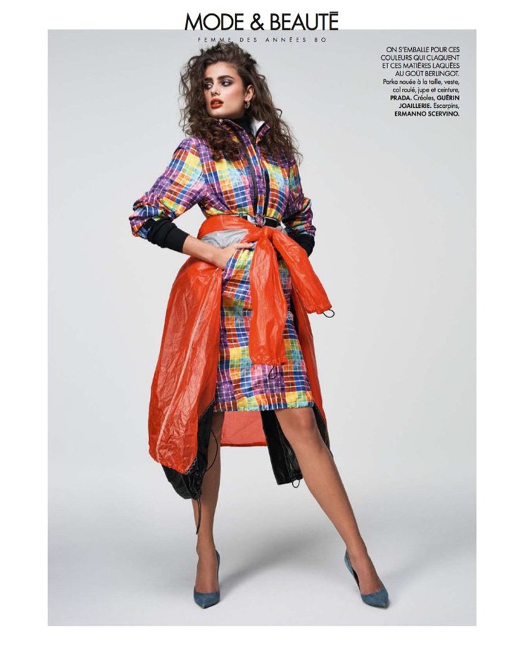 超模Taylor Hill 演绎《Elle》时尚杂志大片