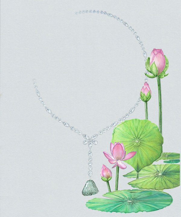 Lotus By De Beers高级珠宝系列广告大片