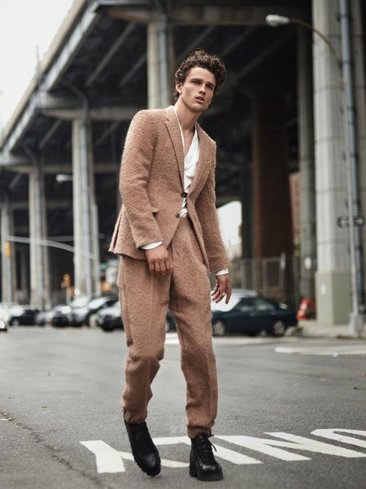 Simon Nessman 演绎杰尼亚《GQ》时尚杂志大片