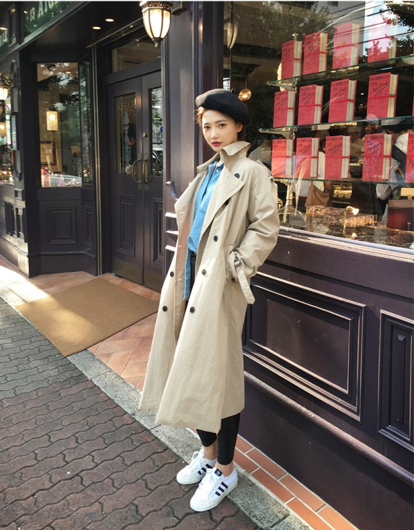 韩版长款外套怎么搭配 尽显知性女人味