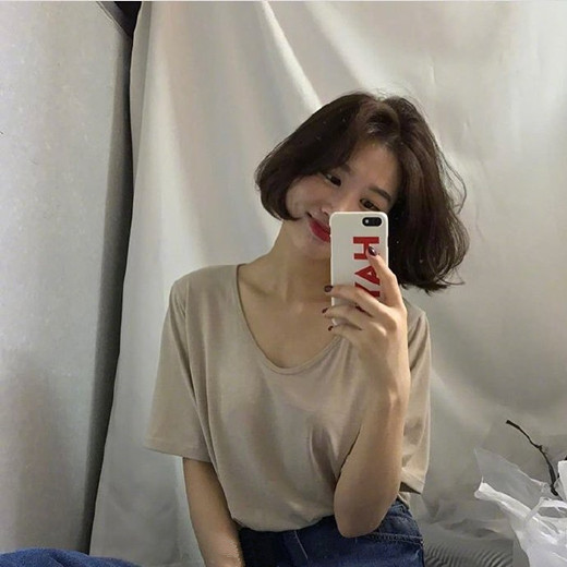 短发烫发发型2024潮女 烫一烫更时髦好看