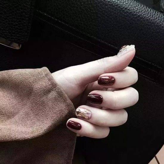 显手白的美甲图片 美白到你的手指尖