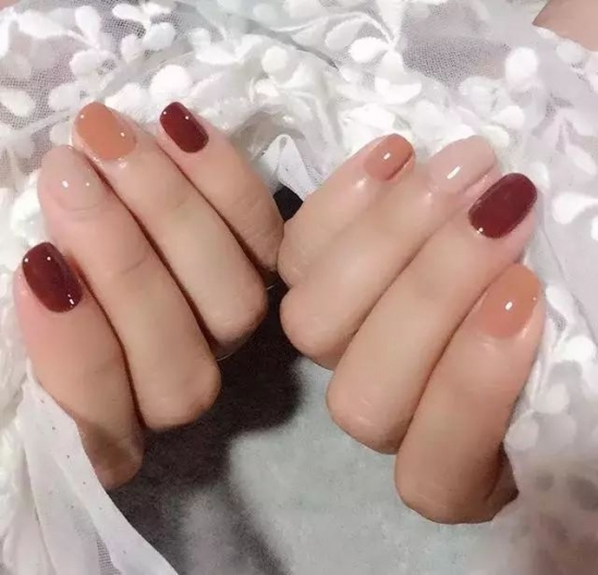 显手白的美甲图片 美白到你的手指尖
