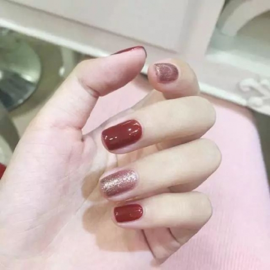 显手白的美甲图片 美白到你的手指尖