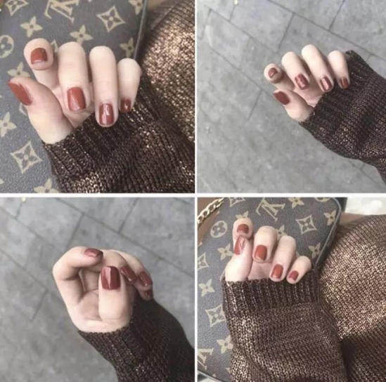 显手白的美甲图片 美白到你的手指尖