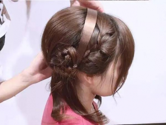 编发教程 淑女编发教程图解