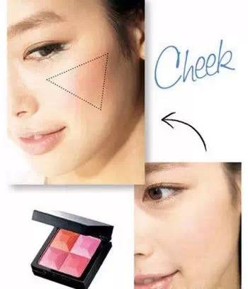 画腮红技巧 四种腮红画法介绍