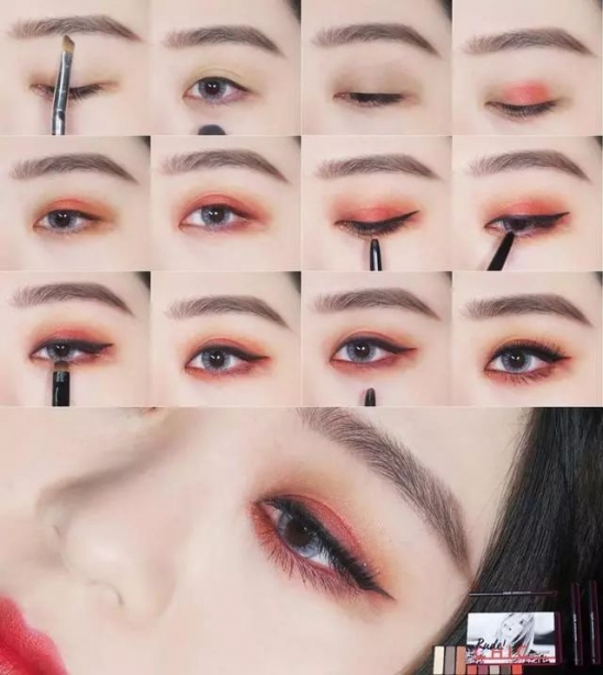 眼妆的画法步骤图片  教你如何画出楚楚可怜的迷人双眼
