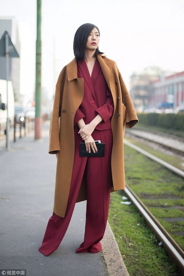 叠穿衣服搭配   秋冬学会叠穿你就能美出新层次哦