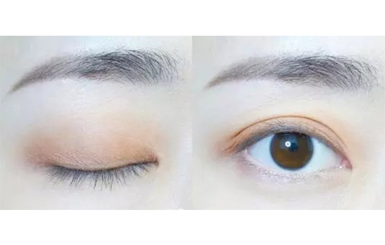 橘色眼影的画法步骤图 元气满满的少女眼妆