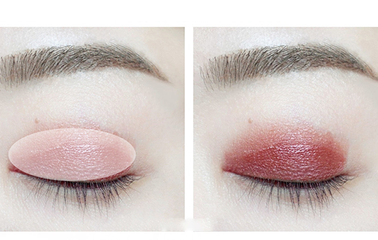 NYX12色眼影画法 浓郁酒红调调