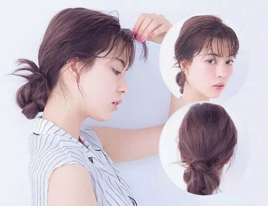 直发扎发及步骤  直发这么扎美爆了