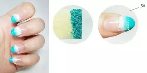 渐变海洋美甲的教程 一款好看的渐变美甲画法详解