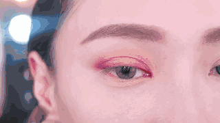 粉色眼影的画法 少女感的粉色眼影显肿？