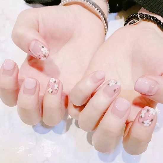 美甲花卉彩绘图片 这35款真的超美