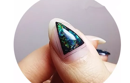 星空美甲教程 让你的手指有星星