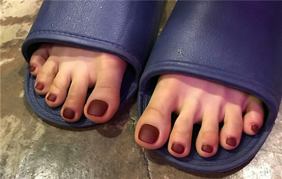韩国脚美甲图片 脚部也要美美哒哟
