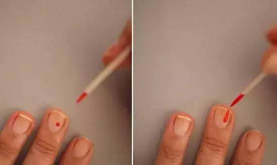 diy美甲步骤和解说图 想要DIY美甲吗，一根牙签就能做到！