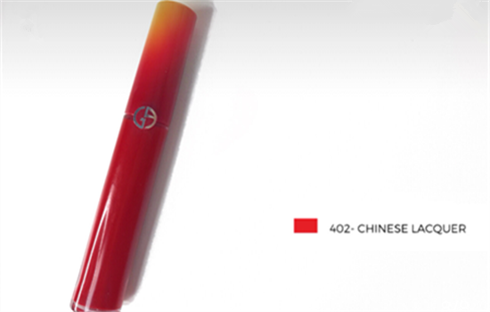 阿玛尼红管402试色 超显白的橘红色
